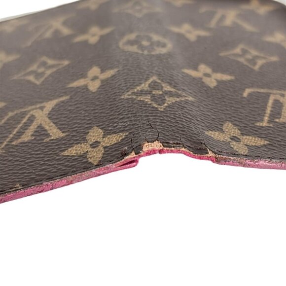 Auth LOUIS VUITTON iPhone 8 Folio M61906 Rose Monogram - BC4176 Accessory Case - Picture 5 of 5
